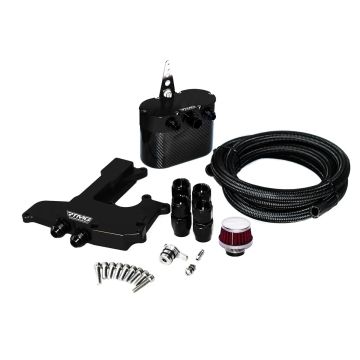 RTMG Performance Kohlefaser-Ölauffangbehälter-Kit für 1.8/2.0 TSI Groß Schwarz