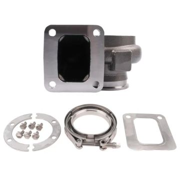 Pulsar Turbo Systems 3584 GEN3 Turbine Housing T4 Open 0.63 A/R 3" V-Band Outlet Stainless Steel