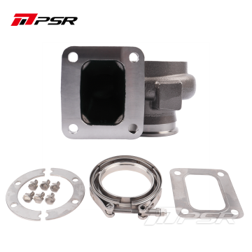 Pulsar PSR PTX35 Turbine Housing for 3576 / 3582 Turbos Stainless STeel T4 Open V-Band Outlet 0.63A/R