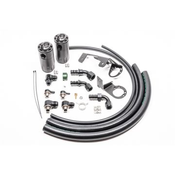 Dual Catch Can Kit for Toyota MK5 Supra Fluid Lock Radium Engineering
