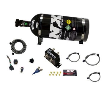 Proton Nitrous System W/ 6.8kg 15Lb Black Bottle Nitrous Express NX 20420-15B