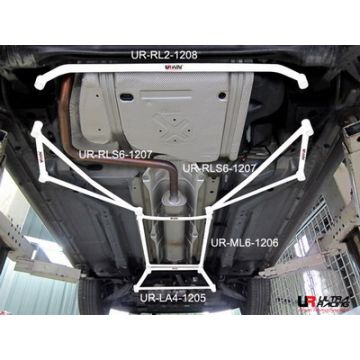 Rear Side Bars Ultra Racing for Chevrolet Cruze 08+ 1.6/1.8/2.0