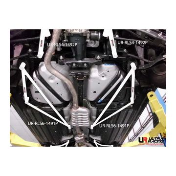 Rear Side Bars Ultra Racing for Subaru Outback 09+/ XV 2.0 12+