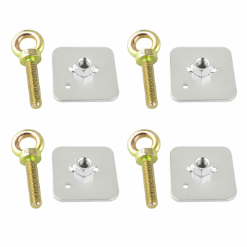 Harness Eye Bolt and Plate Set FMIC.Pro 65 × 65 mm FIA 7/16"-20 UNF 4 pcs