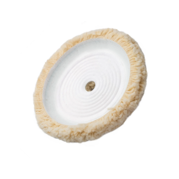 FLEXIPADS 200mm Cupped Twisted 100% Merino Wool Cutting Pad