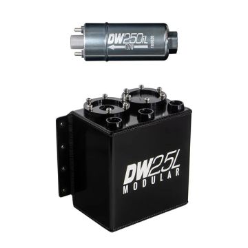 DeatschWerks 2.5L Surge Tank with 250iL In-Line Fuel Pump