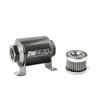 DeatschWerks In-Line Fuel Filter Kit 5 Micron 70mm