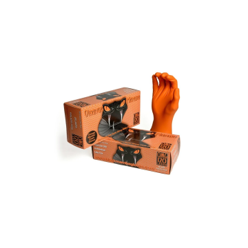 ORANGE MAMBA Nitrile Gloves SIZE M