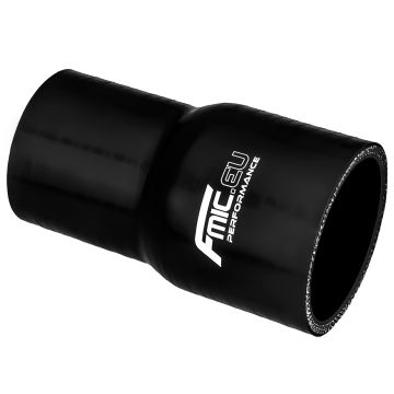 Silicone straight reducer 35/38mm Black