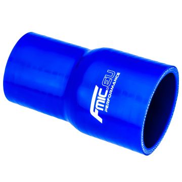 Silicone straight reducer 57/60mm Blue
