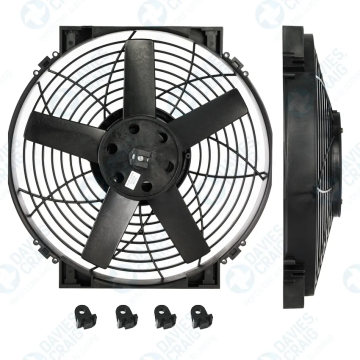 Davies Craig DC0164 Thermatic Electric Fan 14" Slimline 12V