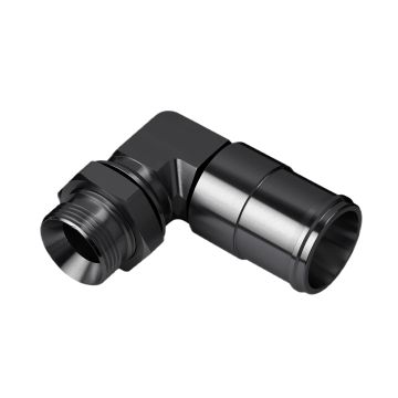 Davies Craig DC1024 90" Swivel Elbow Fitting Adapter -16AN ORB to 38mm 1 1/2" Hose Barb