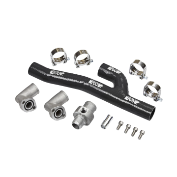 Davies Craig DC8621 EWP Big-Block-Motorblock-Adapter mit schwarzem Schlauch für Chevrolet V8