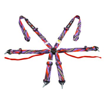 DriftShop 6 Point Harness Multi Colour FIA Approved 8853