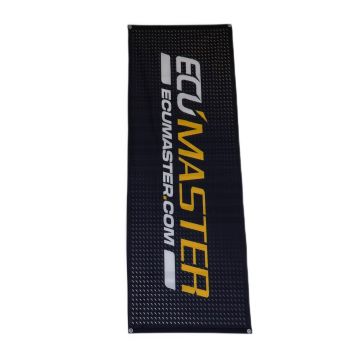 Flagge 70cm x 200cm Schwarz Ecumaster
