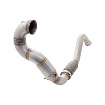 Downpipe with High-Flow Catalytic Converter XForce 100CPSI for Mercedes-BENZ AMG A45 2012-2018 W176 HATCH stainless steel