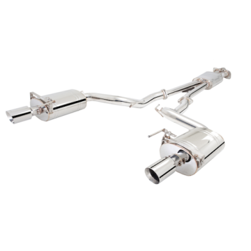 Exhaust system XForce with Varex muffler for Ford MUSTANG 2015-2017 CONVERTIBLE GT 5.0L V8 stainless steel