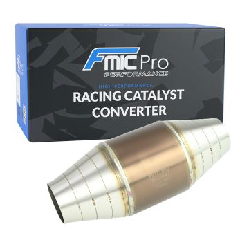 Sport Catalytic Converter FMIC.Pro Euro 5 500 CPSI for 2.5-5.0L engines inlet/outlet 63-114mm Pt/Pd/Rh 5:5:1