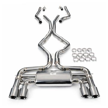 Valved exhaust system cat-back FMIC.Pro for BMW X5M X6M F85 F86 4.4T S63 2015-2019