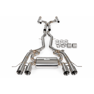 Aktive Abgasanlage Cat-Back Dual X-Pipe FMIC.Pro für BMW M3 G80 G81 M4 G82 G83 3.0 S58 2021-