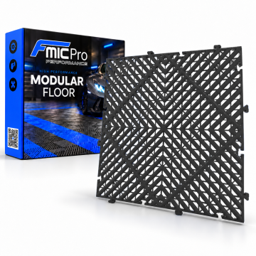 Modularer Plattenboden FMIC.Pro für Garage und Werkstatt 40x40cm 20mm Grau