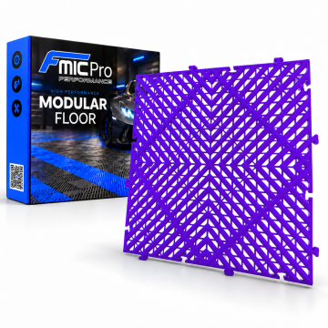 Modularer Plattenboden FMIC.Pro für Garage und Werkstatt 40x40cm 20mm Violett