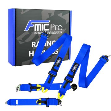 Racing Harness FMIC.Pro FIA 2031 8854/98 4-Point 3"x 3" Blue