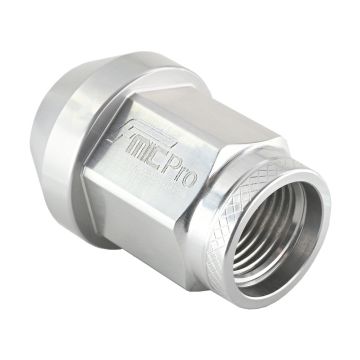 Forged aluminum wheel nut FMIC.Pro M14x1.25 Silver 1 pc. conical through-hole 7075-T6 