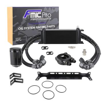 Engine Oil Cooler Kit with thermostat FMIC.Pro for Audi A3 TT Seat Skoda VW Volkswagen Golf GTI R MK6 2.0T EA888 GEN2 2008-2015