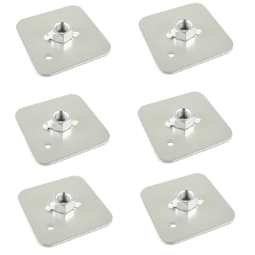 Harness Reinforcement Plate FMIC.Pro with Weld Nut 65 × 65 mm FIA 7/16"-20 UNF 6 pcs