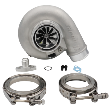 Turbocharger Pulsar PSR 7975G Compact 1450HP 1.15 3" V -Band Inlet 3.5" V-Band Outlet Ball Bearing