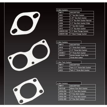 Exhaust gasket XForce 3" 2 Bolt