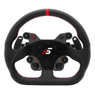 GT1 330mm Leather D Type Steering Wheel SIMAGIC Paddle Shifters Simulator Simracing