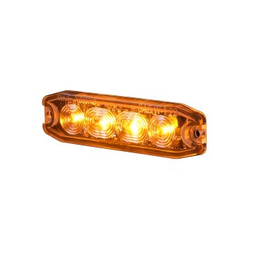 LED Warnleuchte Purelux Strobe Ultra Slim 12V 24V 96mm 8W