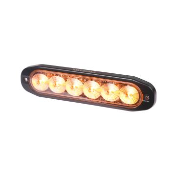LED Warnleuchte Purelux Strobe Ultra Slim 12V 24V 118mm 12W