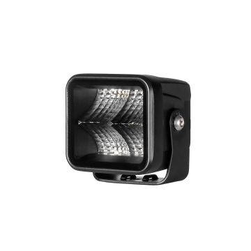LED Arbeitsscheinwerfer Purelux Terrain Black Square Flood Wide Beam 7cm 20W