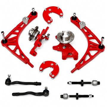 CLM steering angle lock kit for BMW E30 Red