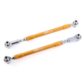 IRP Aluminium Rear Adjustable Toe Arms with Fluro Motorsport Bearings for BMW F2x F3x Gold