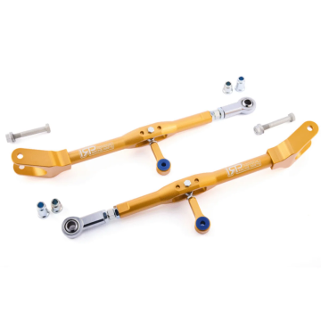 IRP Rear Upper Camber Arms Aluminium with Adjustable Sway Bar Mounts with Motorsport Bearing for BMW E46