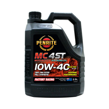 Motorcycle Engine Oil Penrite MC-4ST 10W-40 100% PAO ESTER Full Synthetic 2.5L