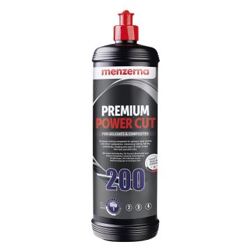 Menzerna Premium Power Cut 200 heavy cut polishing compound for gelcoat composites yacht paint 1l 1000ml