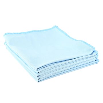 Microfiber cloths for glass and mirrors 40x40 cm 300g/m2 - 5 pcs