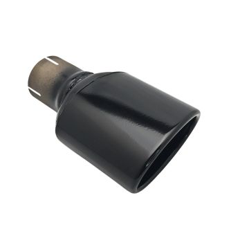 Single Tailpipe Stainless Steel NBL1-27P 120x80 mm Socket 60mm