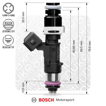 Nuke Performance Bosch injector 2200cc NGI2 65mm EV14L
