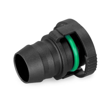 Nuke Performance Adapter BQL 22 Außengewinde auf gewellten Schlauch gerade