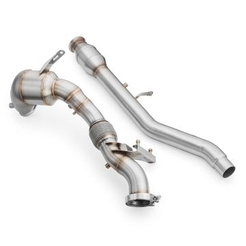 Downpipe RM Motors für Cupra Formentor 2.0 TSI mit MS Katalysator und Schalldämpfer