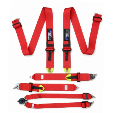 Racing Harness FMIC.Pro FIA 8853-2016 6-Point 3"x 3" Red