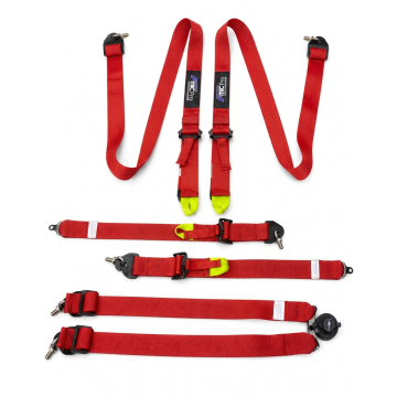 Renngurt FMIC.Pro FIA 8853-2016 6-Punkt 2"x 2" Rot