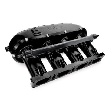 Billet Aluminum Intake Manifold V2 without Flap Delete Kit with Fual Rail RTMG Performance for 1.8 2.0 TSI TFSI EA888 Gen 3 Black