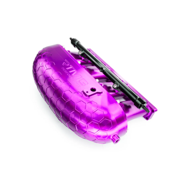 RTMG Performance Billet Aluminium Ansaugkrümmer V2 mit Delete Kit und Einspritzleiste für 2.0 TSI TFSI EA888 Gen 4 Lila